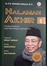 Image of Halaman Akhir; percikan pemikiran nalar kritis religius spiritual islam