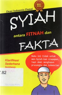 Image of Syiah antara fitnah dan fakta Klasifikasi sederhana tentang syiah